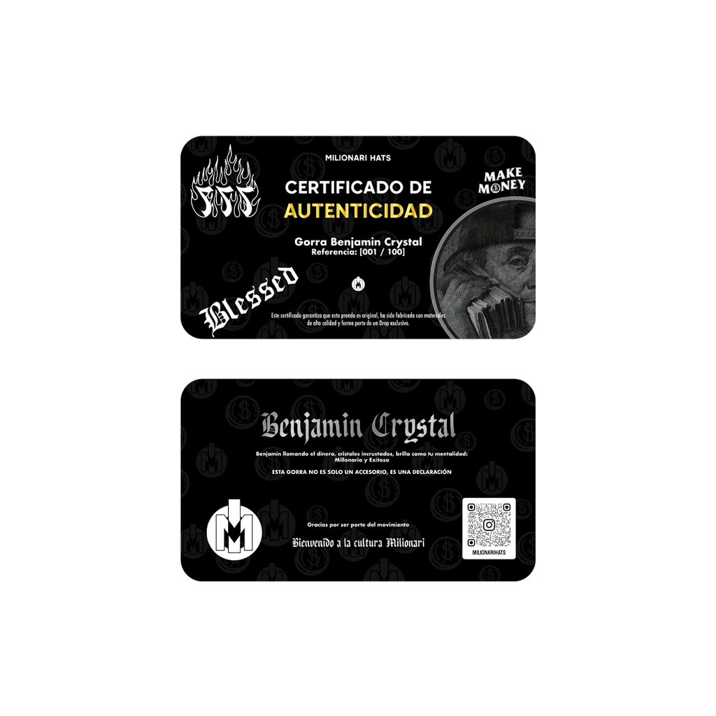 Gorra Benjamin Crystal