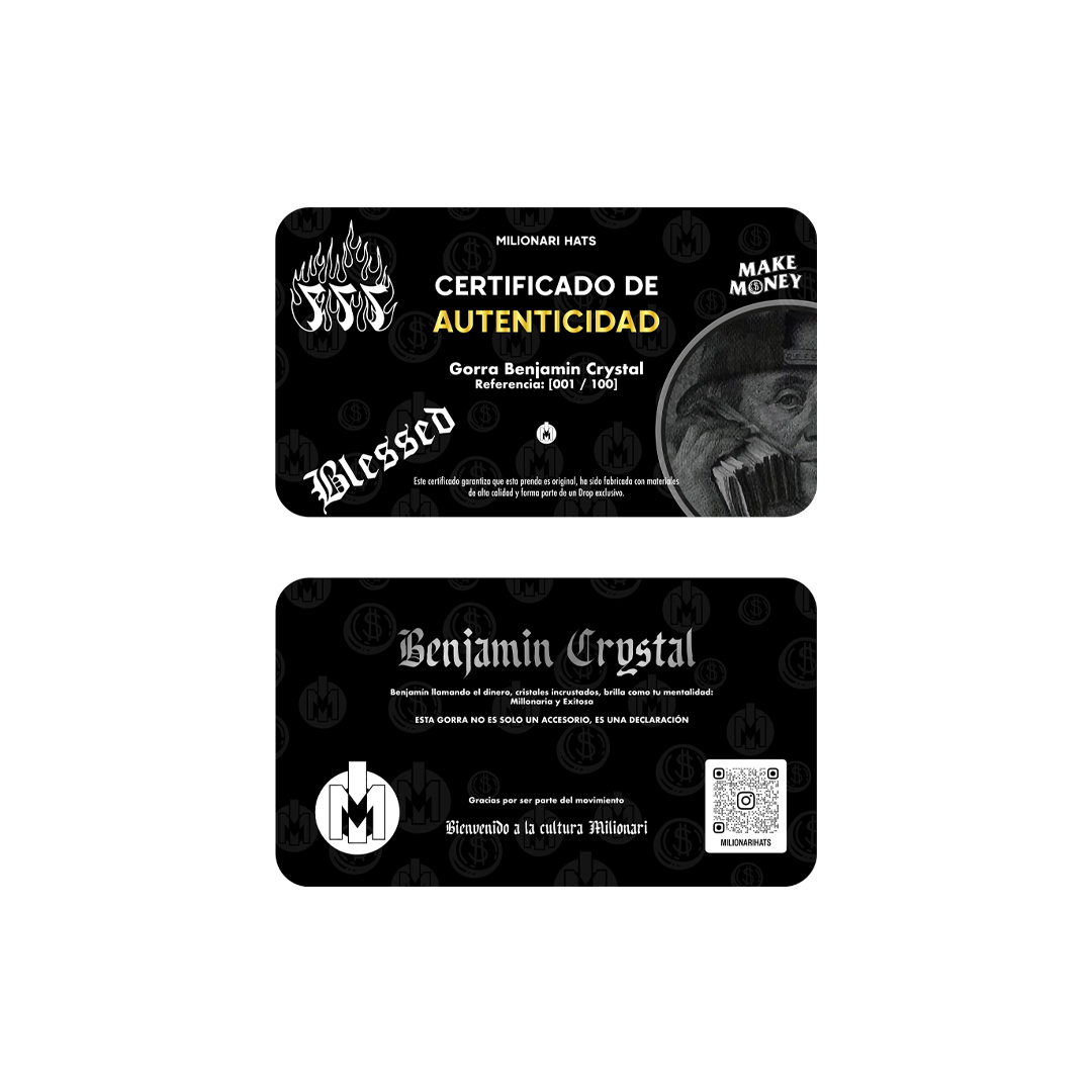 Gorra Benjamin Crystal